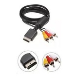 Cabo Av Audio E Video Rca Para Playstation 1, Ps2 E Ps3 1.80