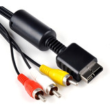 Cabo Av Audio Video Rca Para Playstation Ps2 Ps3 Ps1 1,80m