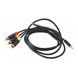 Cabo Av Rca Audio E Video Tv Antiga Xbox 360 Super Slim