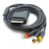 Cabo Av Rca Áudio Vídeo Com 2,5 Metros Para Xbox 360 Slim