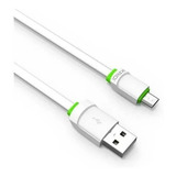 Cabo Carregador Turbo Micro Usb V8 O Melhor Cor Branco