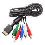 Cabo Componente Vídeo Ps2 Ps3 Alta Definição Hdtv Led E 
