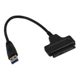 Cabo Conversor Adaptador Ssd Hd Sata Notebook 2,5 P/ Usb 3.0