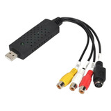 Cabo De Captura De Áudio E Vídeo Com Conversor Usb 2.0 Vh