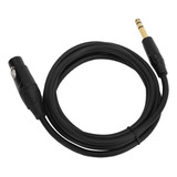 Cabo De Conexão Xlr Jorindo Fêmea Para Conector De 1/4 Pol.