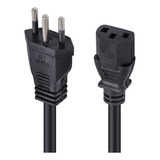 Cabo De Força Tripolar Para Fonte Gamer 3x0,75 Mm 50cm