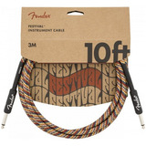 Cabo De Instrumento Fender Plug To Plug 3 Metros