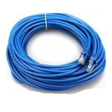 Cabo De Internet Rede 40 Metros Lan Montado Azul