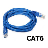 Cabo De Rede Cat6 3 Metros Ethernet Lan Giga 10/1000