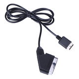 Cabo De Tv A Cabo Rgb Scart De 1,8 M Com Conexão Av Cabo De