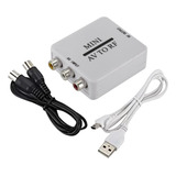 Cabo De Vídeo Composto Rca/a/v Para Rf/coaxial/coaxial