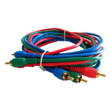 Cabo De Video Rca Componente 3 X 3 Vias 2m