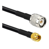 Cabo Extensor Adaptador Rgc58 5 Metros Tnc Macho X Sma Macho