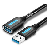 Cabo Extensor Usb Macho X Femea 3.0 5gbps Controle Ps4 5m
