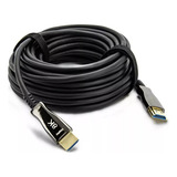 Cabo Hdmi Fibra Óptica 2,1 8k 35 Metros Alta Definição