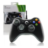 Cabo Joystick Mando Control Xbox 360 Pc, Cor Alternativa, Preto