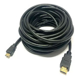 Cabo Mini Hdmi 10 Metro Para Filmadora Sony Fuji Nikon Canon