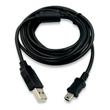 Cabo Mini Usb V3 Com Fio Para Carrega Controle Ps3 De 1.8m