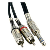 Cabo P10 Estéreo Para 2 Rca, Santo Ângelo - 2 Metros