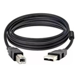 Cabo Para Impressora Usb 2.0 Epson Hp Canon Brother 3 Metros