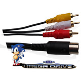 Cabo Para Mega Drive 2 Ótima Qualidade Conector Dourado