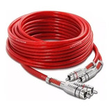 Cabo Rca Som Carro 5 Metros Blindado Stetsom Prata 4mm