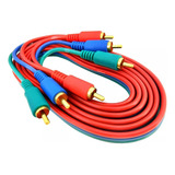 Cabo Rca Video Componente 3+3 Profissional 3 Metros