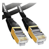 Cabo Rede Cat7 Pro 10m 10gbps 600 Mhz Gamer Ps5 Xbox Pcgamer