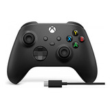 Cabo Sem Fio Microsoft Control Xbox + Usb-c Preto