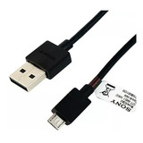 Cabo Turbo Micro-usb V8 1,1 Metros Ec803 Original Preto