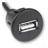 Cabo Usb 1metro Extensão P/ Carro Central Multimídia Embutir