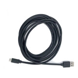 Cabo Usb Para Carregar Controle S/fio Ps4 Xbox One 3 Metros 
