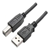 Cabo Usb Para Impressora: Epson Hp Canon Brother Samsung Cor Preto