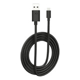 Cabo Usb Resistente Type C Para Moto One Zoom