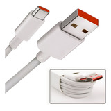 Cabo Usb Turbo 5a Tipo-c Para Xiaomi Mi 9 10 11 12 Poco Redmi Pocophone Carga Rápida Cor Branco Unlimited Empire