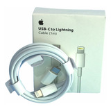 Cabo Usb-c Lightning iPhone 11 Pro E 12 Pro iPad iPod Mac 