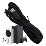 Cabo Usb-c Para Xbox Series Extra Longo Trançado Premium 3m