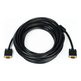 Cabo Vga Para Monitor Plus Cable Conector Ouro 5 Metros