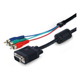 Cabo Vga X 3rca Vídeo Componente 2m Mbtech