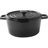 Caçarola De Ferro Fundido 26cm 4,8l Sauté Haus Preto
