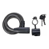 Cadeado Aço Chave Bicicleta Trava Tranca 12mm Anti Furto 1m