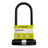 Cadeado Aço Trava Em U Chave Bicicleta Moto Portão 17x32cm