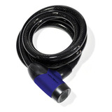 Cadeado Bicicleta Bike Maxtrava 12 Mm X 1500 Mm Com Chave Cor Fumê