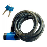Cadeado Bicicleta Bike Maxtrava 12 Mm X 1500 Mm Com Chave