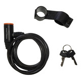 Cadeado Bicicleta Chave Maxtrava 6 Mm X 1500 Mm C/ Suporte