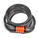 Cadeado Bicicleta Espiral Segredo Senha 8x1500mm Maxtrava 