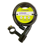 Cadeado Bike Bicicleta Espiral 1m X 12mm E 2 Chaves Elleven