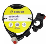 Cadeado Bike Espiral Com Iluminacao Segredo 12mm X1200m Cor Preto