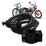 Cadeado Com Senha Código Trava Corrente Pra Moto Bike Estepe