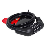 Cadeado Com Senha P/ Bike Cabo 10mm E 1 Metro De Comprimento